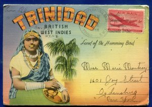 Trinidad British West Indies BWI Queens Park Postcard Folder PF109