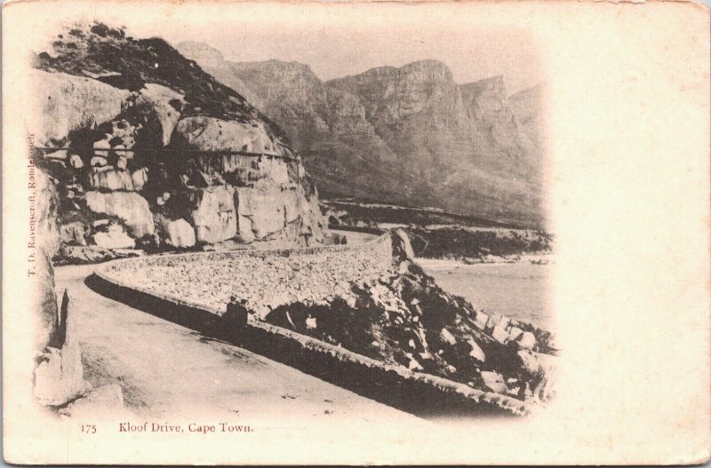 South Africa Kloof Drive Cape Town Vintage Postcard 05.42