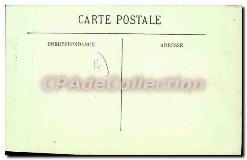 Old Postcard Ouistreham Canal Vu Du Phare