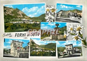 Postcard Modern Saluti da Forni of Sotto