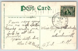 Laconia  New Hampshire  Postcard   1907