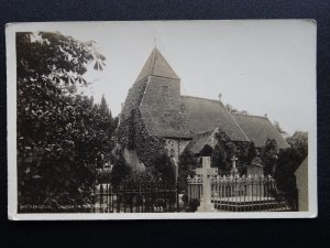Sussex Hastings HOLLINGTON St Leonard's Church in the Woods c1908 RP Postcard