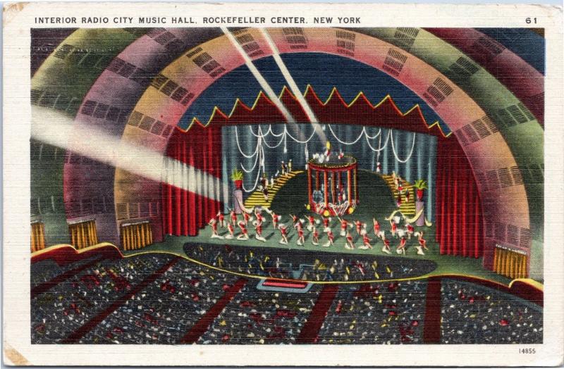 Interior Radio City Music Hall, Rockefeller Center, New York