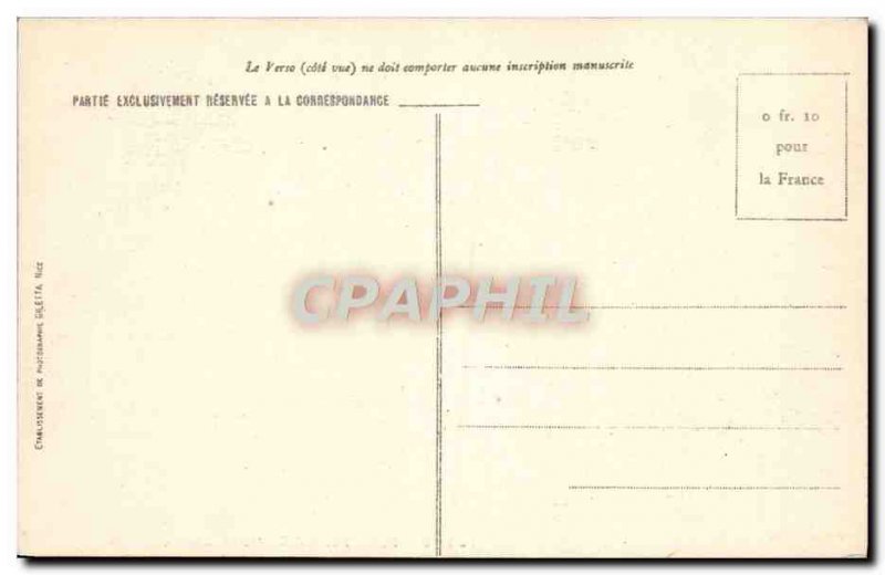 Old Postcard Monte Carlo Cafe de Paris