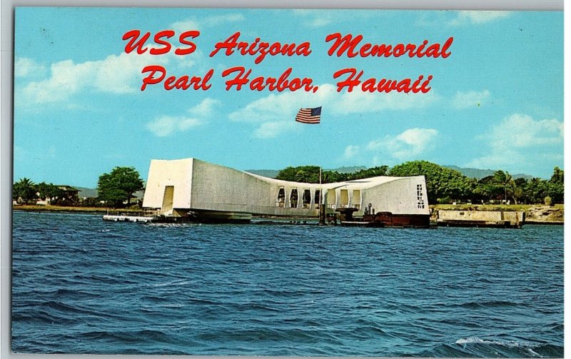 USS Arizona Memorial Pearl Harbor Hawaii Postcard