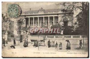 Angers - The Military Circle - dog - dog - Old Postcard