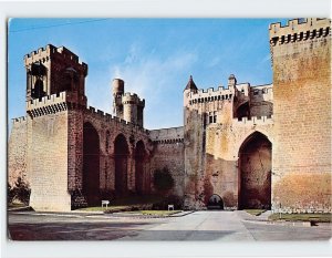 Postcard Royal Palace of Olite, Castles of Spain, Olite, Spain