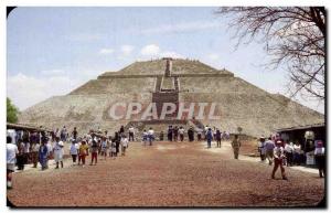 CPA Piramide Del Sol Pyramid to The Sun San Juan Teotihuacan Mexico 