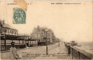 CPA CABOURG La Plage et le Boulevard (1258239) 