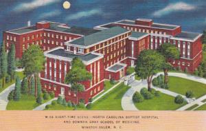 North Carolina Winston Salem North Carolina Baptist Hospital At Night