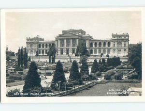 old rppc LARGE BUILDING AND GARDENS Sao Paulo Brazil HM1887