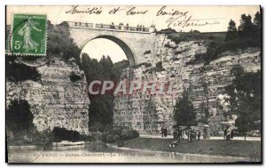 Old Postcard Paris Buttes Chaumont The Brick Bridge