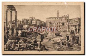 Old Postcard Roma Foro Romano