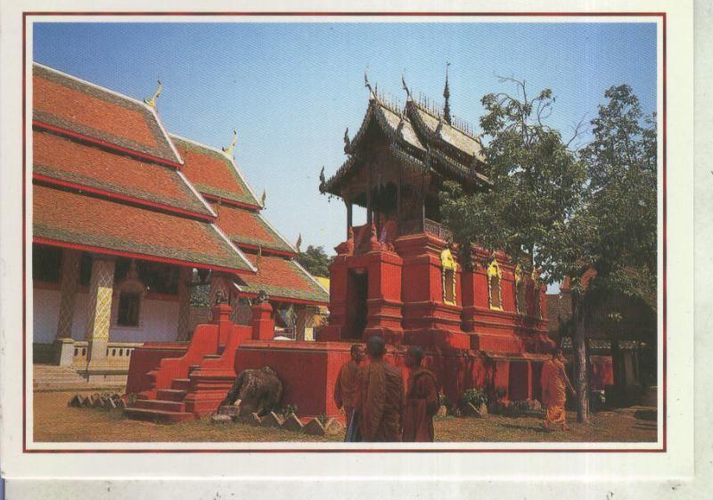 Postal 012427: Pagoda en Lamphun, Thailandia