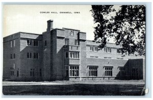 c1940's Cowles Hall Exterior Roadside Grinnell Iowa IA Unposted Vintage Postcard