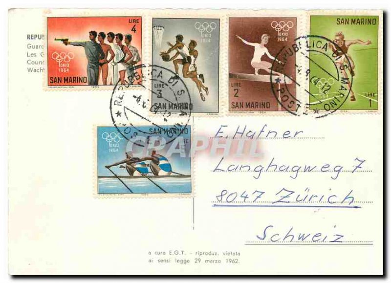 Postcard Modern San Marimo Army