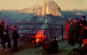 California Yosemite National Park Fire On Glacier Point