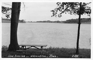 Lake Darling real photo Washington, Iowa  