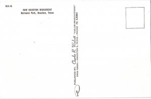 Sam Houston Monument Herman Park Houston Texas