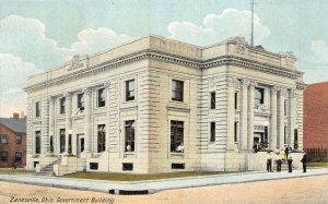 Zanesville Ohio c1910 Postcard Government Building