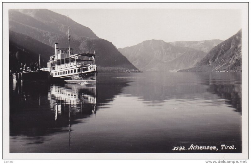 RP: Steamship , Achnsee , Tirol , Austria , 20-40s