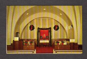 MA First Congregational Church Christmas Card Auburn Mass Massachusetts