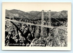 c1940s Royal Gorge, CO x8 Real Photos Pack Souvenir Highest Bridge Vtg Lot A20 