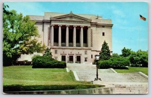 Dayton Ohio, 1964 The Masonic Temple along Greek Ionic Lines Structure Postcard