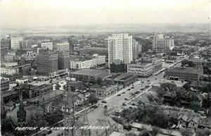 NE, Lincoln, Nebraska, City View, RPPC