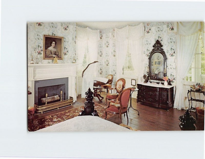 Postcard Master Bedroom at Rosedown, St. Francisville, Louisiana