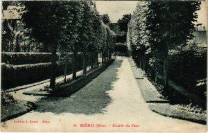 CPA Meru - Entree du Parc (1032814)