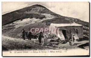 Old Postcard Le Mont Dore Sancy refuge and shelter hostel