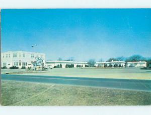 Unused 1950's OLD CARS & WEST END GARDENS MOTEL Elkton Maryland MD s3657