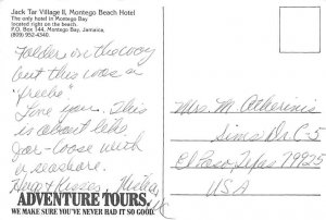 Jack Tar Village   Montego Bay, Jamaica Continental Size: Approx 4 X 6 inches...