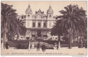 La Facade Du Casino, The Front Of The Casino, Monte-Carlo, Monaco, 1900-1910s