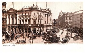 England  London ,Piccadilly Square 1905