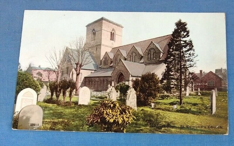 Vintage  Postcard  St. Edmunds Church Northamptonshire K1G