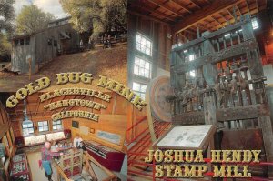 PLACERVILLE, California CA  JOSHUA HENDY STAMP MILL~Gold Bug Mine  4x6 OVERSIZE