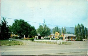 Rath's Motel, Siskiyou Blvd Ashland OR Vintage Postcard T59