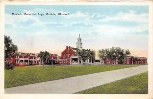 Masonic Home For Boys  Guthrie OK 
