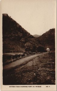 PC PAKISTAN, KHYBER PASS, Vintage REAL PHOTO Postcard (b43313)