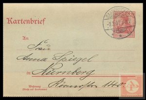 German Reichspost Postcard