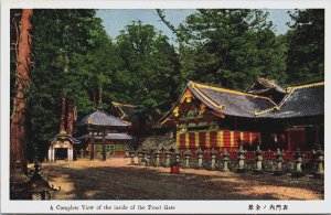 Japan A Complete View of the Inside of the Front Gate Yomeimon Nikko C153