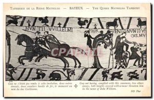 Postcard Old Bayeux Tapestry of Queen Mathilde Guy does s & # 39est has not m...