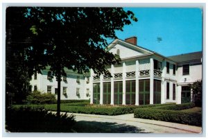 1956 The Campus Club At Indiana University Bloomington Indiana IN Trees Postcard