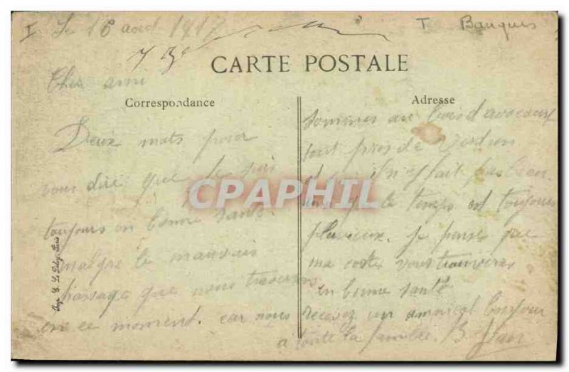 Old Postcard Bank Caisse d & # 39Epargne Vitry le Francois