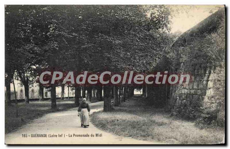 Postcard The Old Guerande Inf La Promenade du Midi