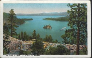 EMERALAD BAY LAKE TAHOE THE CALIFORNIA SIERRAS