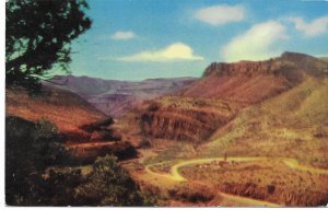 US Arizona, Salt River Canyon. Beautiful. old card with postage, mailed 1955.
