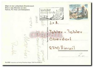 Modern Postcard Chur mit der Luftseilbahn Brambrüesch